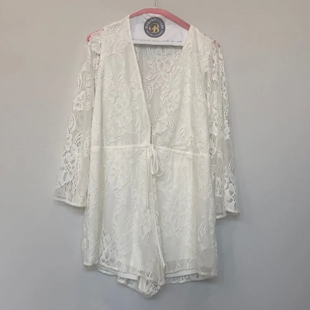Show Me Your Mumu White Roxy Romper